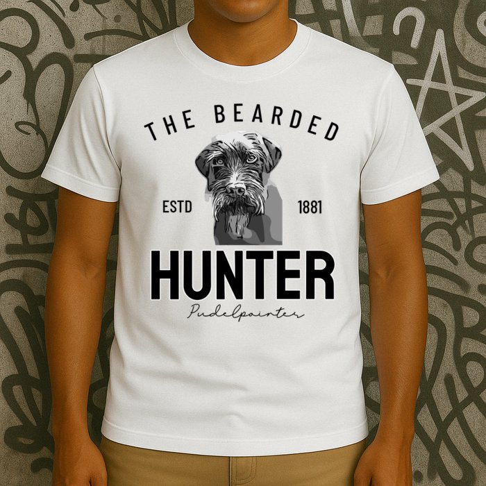 The Bearded H.u.n.t.e.r Pudelpointer  T-Shirt