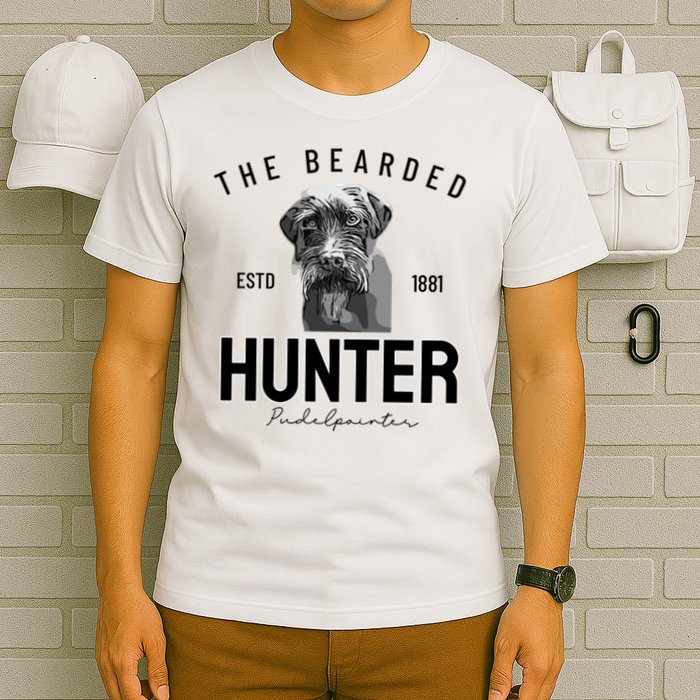 The Bearded H.u.n.t.e.r Pudelpointer  T-Shirt