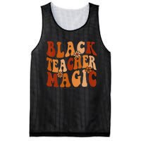 Teacher Black History Month Black Teacher Magic Mesh Reversible Basketball Jersey Tank