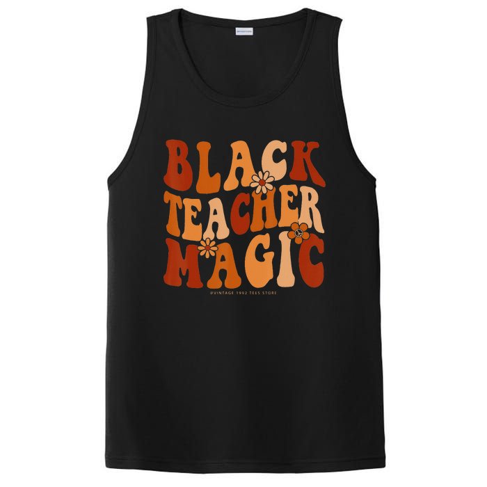 Teacher Black History Month Black Teacher Magic PosiCharge Competitor Tank