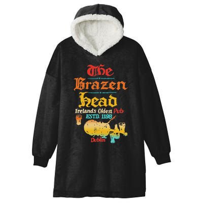 The Brazen Head IrelandS Oldest Pub Estd. 1198 Dublin Hooded Wearable Blanket