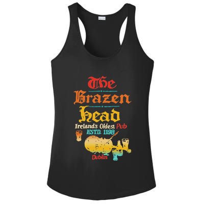 The Brazen Head IrelandS Oldest Pub Estd. 1198 Dublin Ladies PosiCharge Competitor Racerback Tank