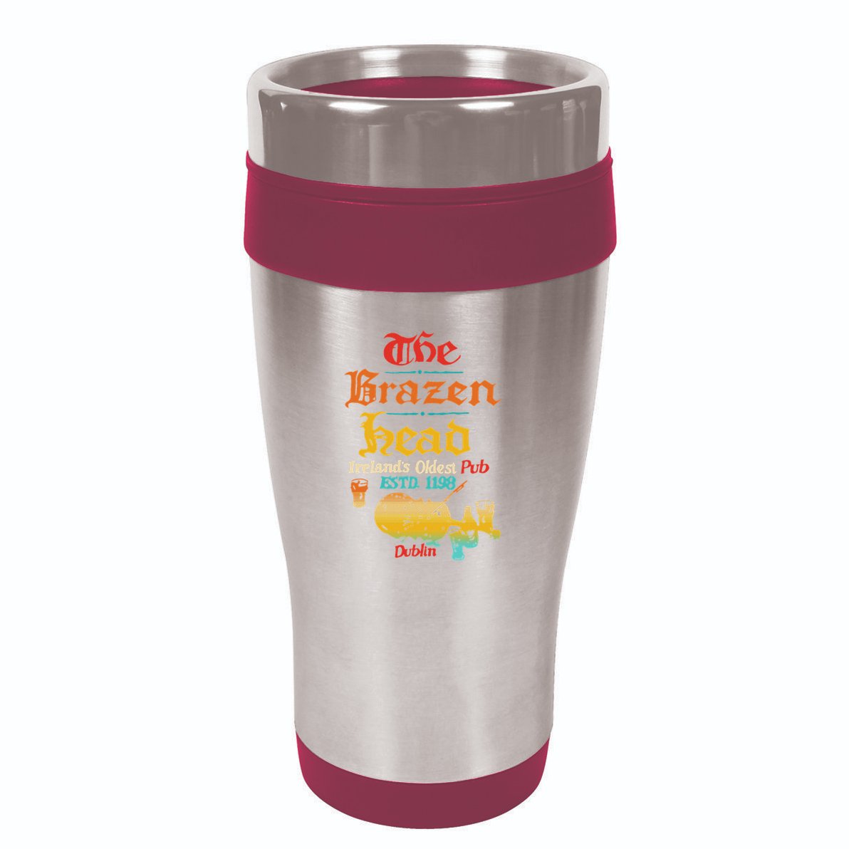 The Brazen Head IrelandS Oldest Pub Estd. 1198 Dublin 16oz Travel Tumbler