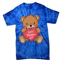 Teddy Bear Happy Valentines's Day Gift Tie-Dye T-Shirt