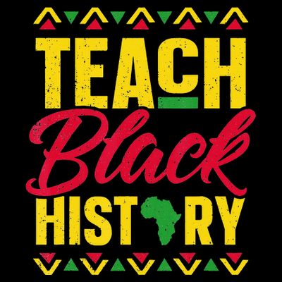 Teach Black History Teacher Black History Month T-Shirt