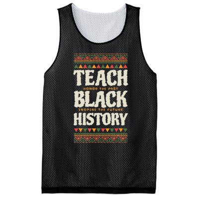 Teach Black History Mesh Reversible Basketball Jersey Tank