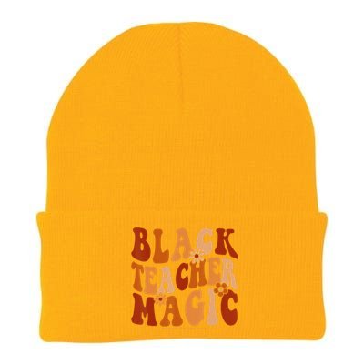 Teacher Black History Month  Black Teacher Magic Knit Cap Winter Beanie