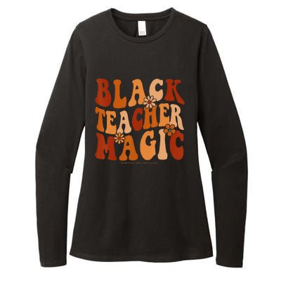 Teacher Black History Month  Black Teacher Magic Womens CVC Long Sleeve Shirt