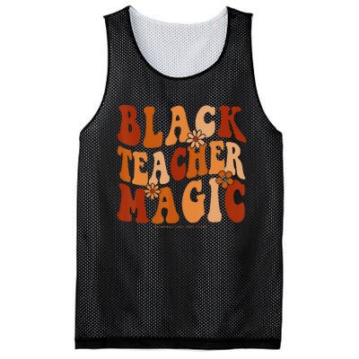 Teacher Black History Month  Black Teacher Magic Mesh Reversible Basketball Jersey Tank