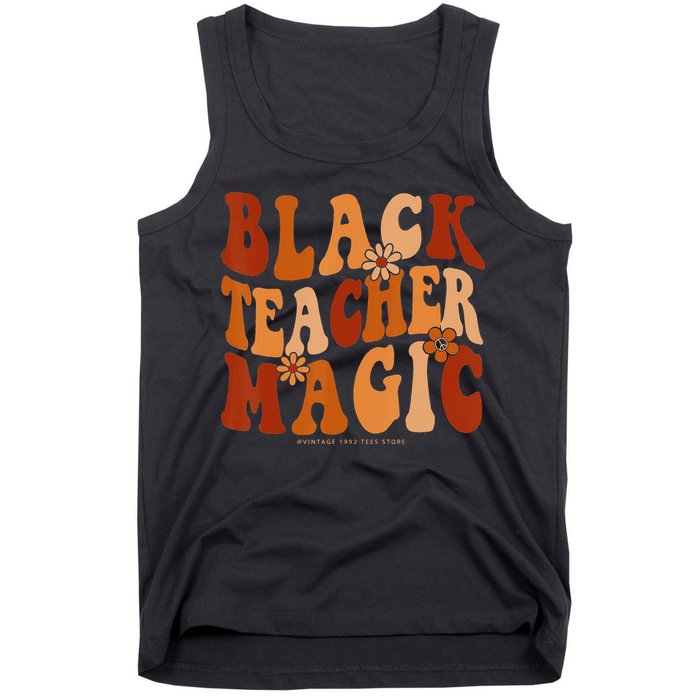 Teacher Black History Month  Black Teacher Magic Tank Top