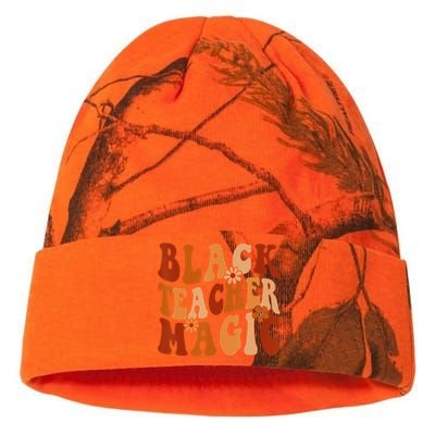 Teacher Black History Month  Black Teacher Magic Kati Licensed 12" Camo Beanie