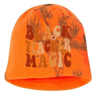 Teacher Black History Month  Black Teacher Magic Kati - Camo Knit Beanie