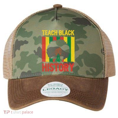 Teach Black History Month Gift Black Woman Legacy Tie Dye Trucker Hat