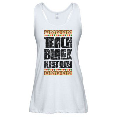 Teach Black History Great Gift Ladies Essential Flowy Tank