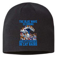 The Blue Humor Wave Is Coming Covered In Cat Hairs Kamala Sustainable Beanie