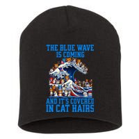 The Blue Humor Wave Is Coming Covered In Cat Hairs Kamala Short Acrylic Beanie