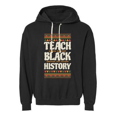 Teach Black History Garment-Dyed Fleece Hoodie