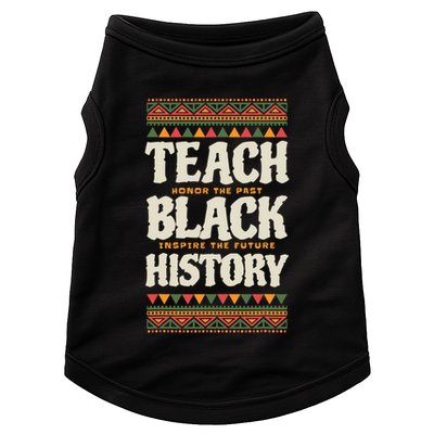Teach Black History Doggie Tank