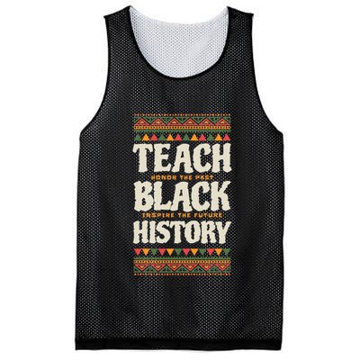 Teach Black History Mesh Reversible Basketball Jersey Tank