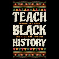 Teach Black History Tall Sweatshirt