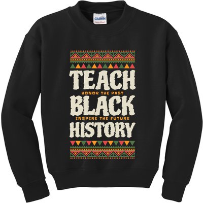 Teach Black History Kids Sweatshirt