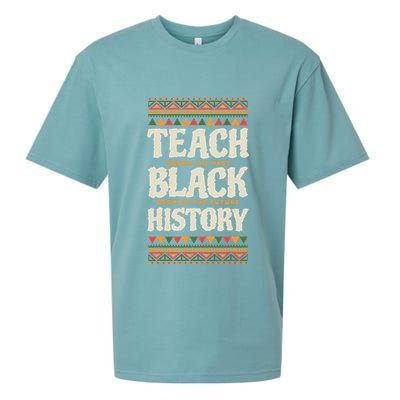 Teach Black History Sueded Cloud Jersey T-Shirt