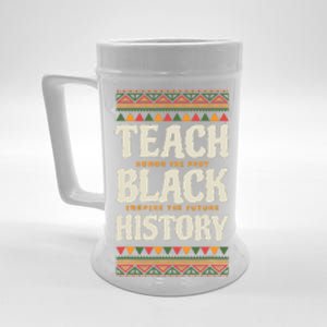 Teach Black History Beer Stein