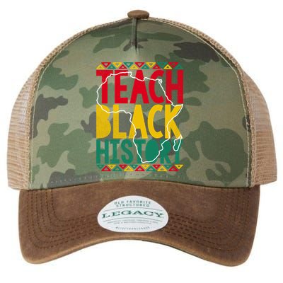 Teach Black History Pride Educator Matter Studen Funny Gift Legacy Tie Dye Trucker Hat