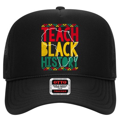 Teach Black History Pride Educator Matter Studen Funny Gift Trucker Hat
