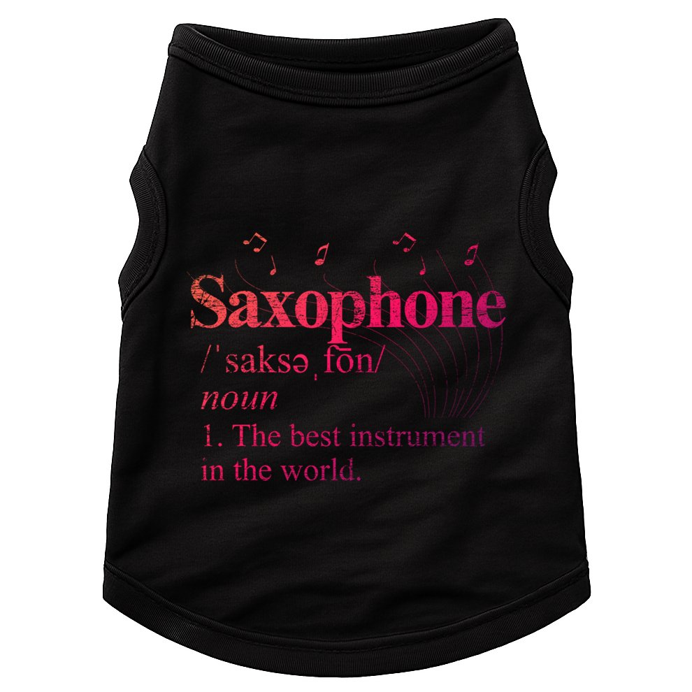 The Best Instrut In The World Saxophone Gift Doggie Tank