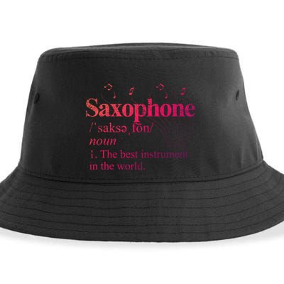 The Best Instrut In The World Saxophone Gift Sustainable Bucket Hat