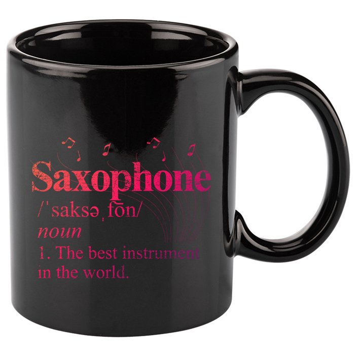 The Best Instrut In The World Saxophone Gift 11oz C Handle Ceramic Mug