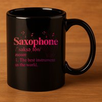 The Best Instrut In The World Saxophone Gift 11oz C Handle Ceramic Mug