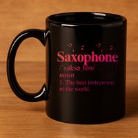 The Best Instrut In The World Saxophone Gift 11oz C Handle Ceramic Mug