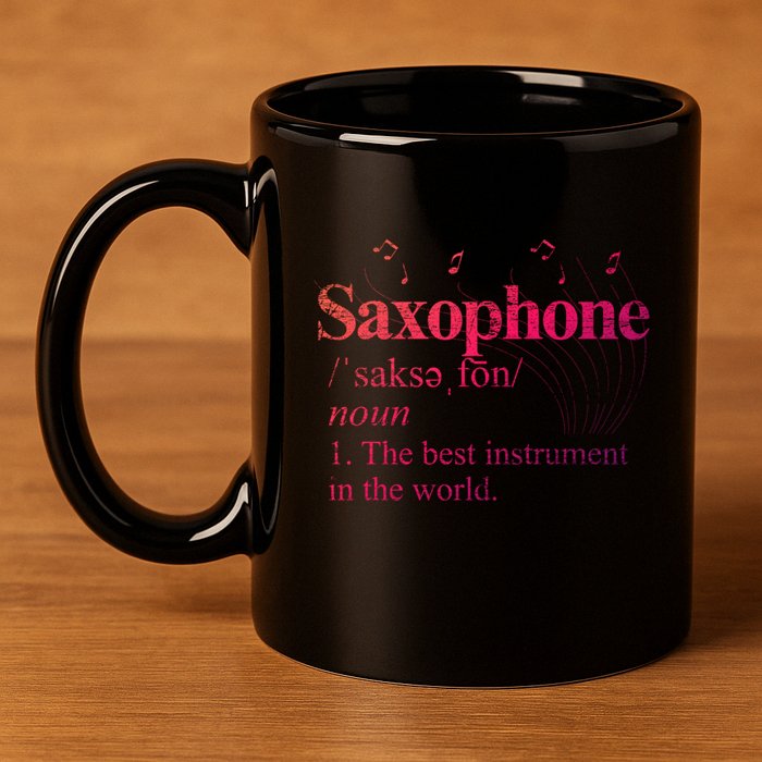 The Best Instrut In The World Saxophone Gift 11oz C Handle Ceramic Mug