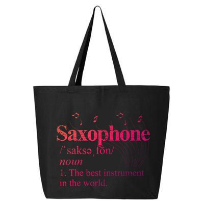The Best Instrut In The World Saxophone Gift 25L Jumbo Tote