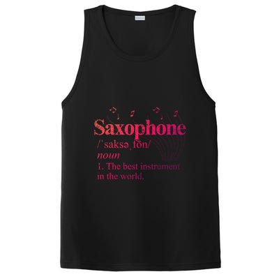 The Best Instrut In The World Saxophone Gift PosiCharge Competitor Tank