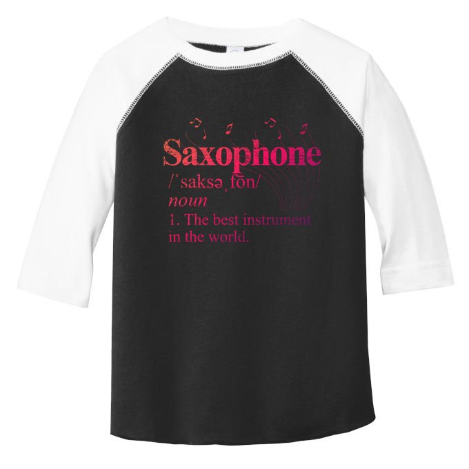 The Best Instrut In The World Saxophone Gift Toddler Fine Jersey T-Shirt