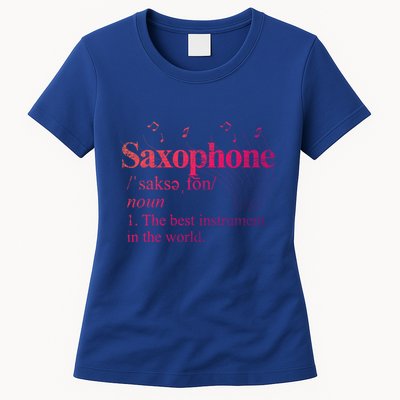 The Best Instrut In The World Saxophone Gift Womens T-Shirt