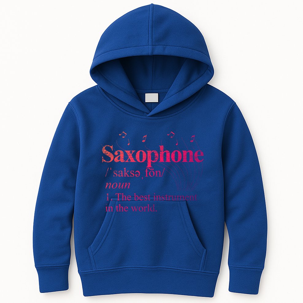The Best Instrut In The World Saxophone Gift Kids Hoodie