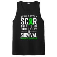 Traumatic Brain Injury Awareness Every Scar Green Ribbon PosiCharge Competitor Tank