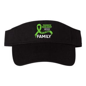 Traumatic Brain Injury Awareness Messed With Wrong Family Valucap Bio-Washed Visor