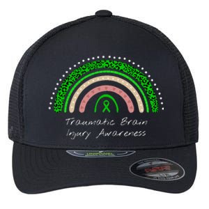 Traumatic Brain Injury Rainbow TBI Awareness Flexfit Unipanel Trucker Cap