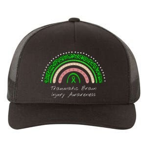 Traumatic Brain Injury Rainbow TBI Awareness Yupoong Adult 5-Panel Trucker Hat