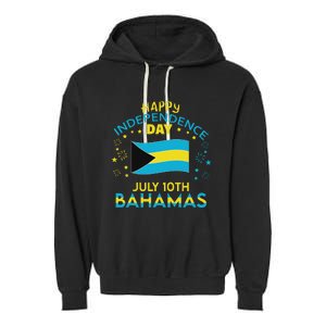 The Bahamas Independence Day Bahamian Pride The Bahamas Flag Garment-Dyed Fleece Hoodie