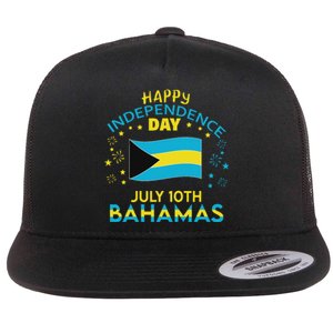 The Bahamas Independence Day Bahamian Pride The Bahamas Flag Flat Bill Trucker Hat