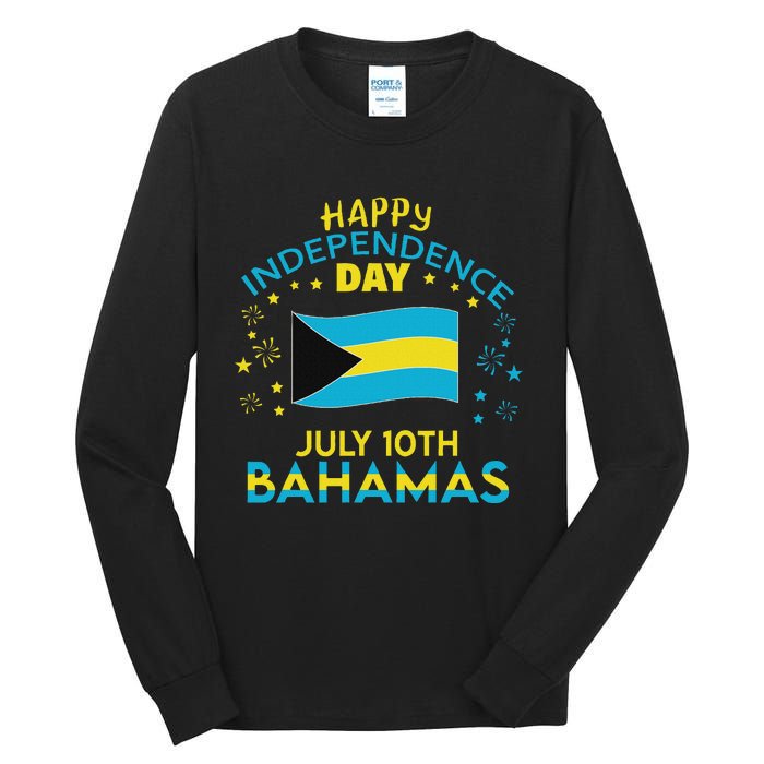 The Bahamas Independence Day Bahamian Pride The Bahamas Flag Tall Long Sleeve T-Shirt