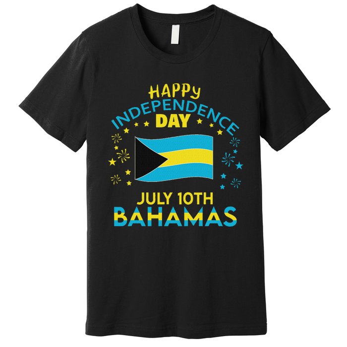 The Bahamas Independence Day Bahamian Pride The Bahamas Flag Premium T-Shirt