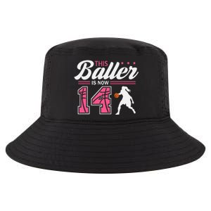 This Baller Is Now 14 Year Old Basketball 14th Birthday Cool Comfort Performance Bucket Hat