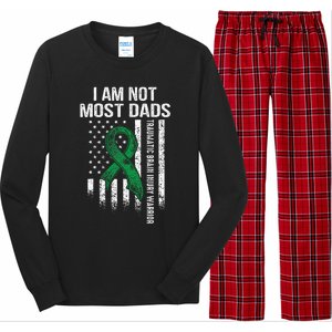 Traumatic Brain Injury Survivor Most Dads TBI Warrior Long Sleeve Pajama Set